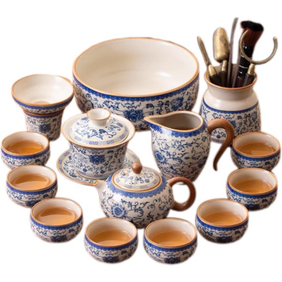 Blue And White Kungfu Tea Sets Blue And White Kungfu Tea Sets