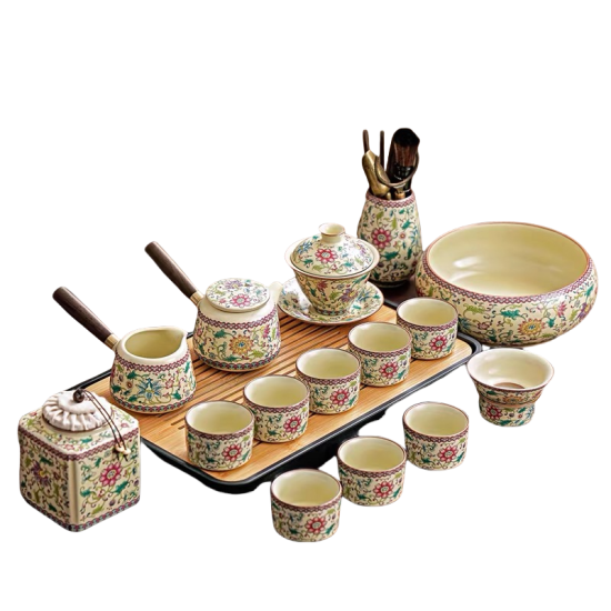 Enamel Kungfu Tea Sets Enamel Kungfu Tea Sets