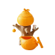 Orange Semi-Automatic Kungfu Tea Sets Orange Semi-Automatic Kungfu Tea Sets