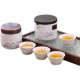 White Porcelain Landscape Kungfu Tea Sets White Porcelain Landscape Kungfu Tea Sets