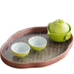 Green Orange Kungfu Tea Sets