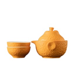 Orange Kungfu Tea Sets