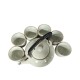 Light Celadon With Line Pattern Pot With Handle Kungfu Tea Sets Light Celadon With Line Pattern Pot With Handle Kungfu Tea Sets